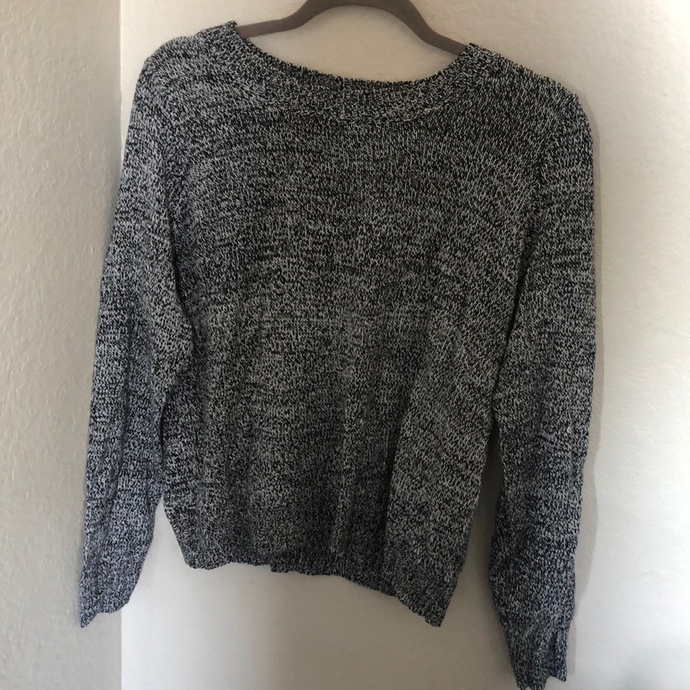Speckled Crop Top Sweater